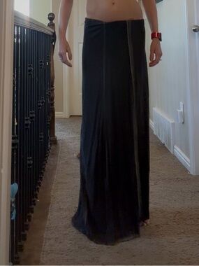 Lapis Maxi Skirt or strapless dress
